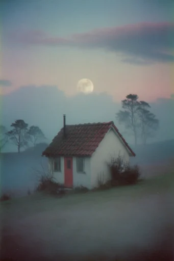 Ethereal Analog Haze style reference image — ethereal light leaks