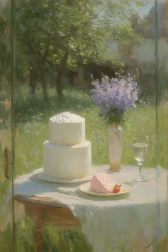 Luminous Impressionist Dreamscape style reference image — soft painterly brushstrokes