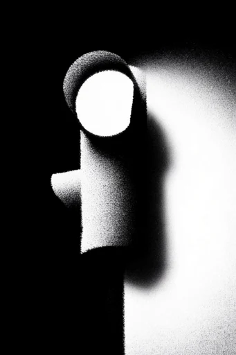 Gritty Chiaroscuro Noir style reference image — atmospheric noir