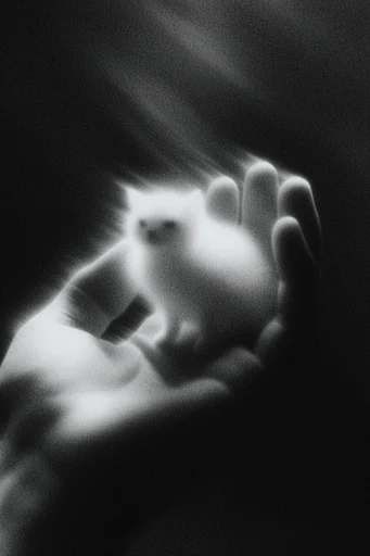Ethereal Spectral Noir style reference image — ghostly silhouettes