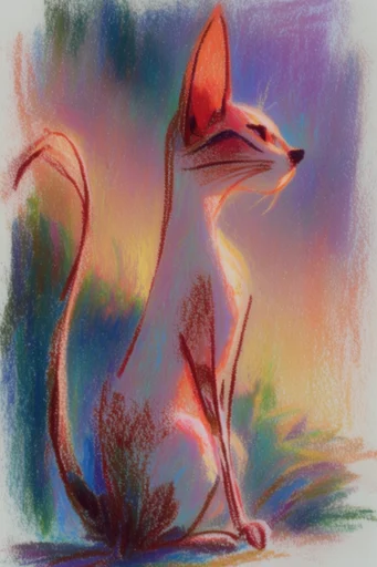 Textured Fauvist Impressionism style reference image — dreamy atmospheric light