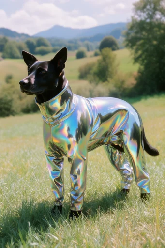 Surreal Chrome Pastoralism style reference image — liminal space