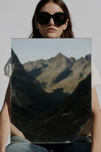 Clinical Minimalist Editorial style reference image — minimalist high-fashion editorial