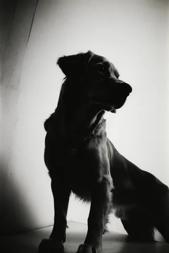 Gritty Monochrome Noir style reference image — lo-fi film grain