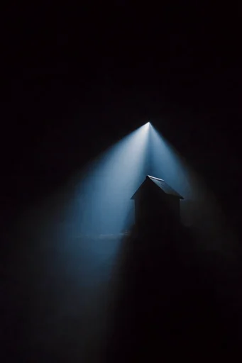 Cinematic Volumetric Noir style AI image example 4