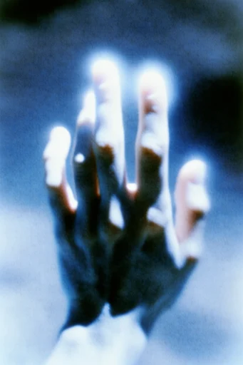Ethereal Cyber Nostalgia style reference image — vintage film grain