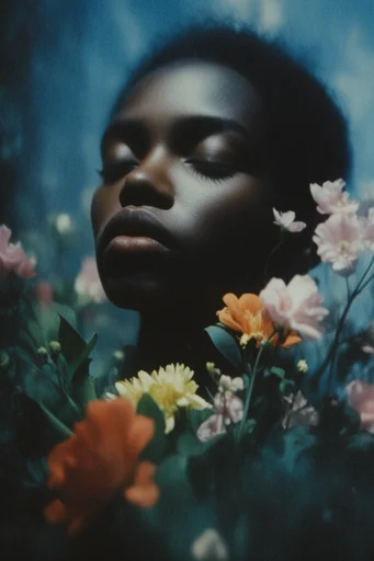 Nostalgic Botanical Surrealism style reference image — cinematic soft focus