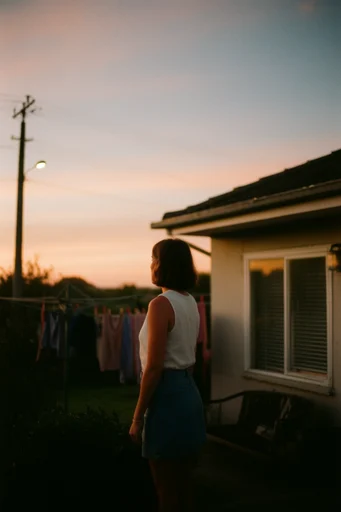 Nostalgic Pastoral Golden-Hour style AI image example 4