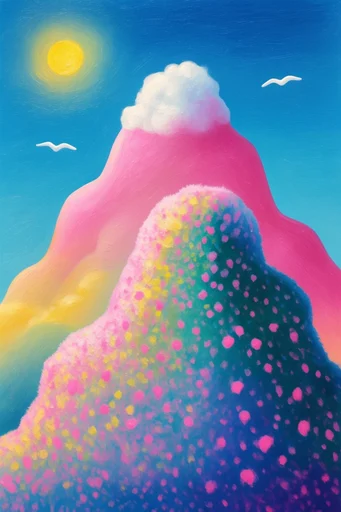 Surreal Neo-Pop Pastoral style reference image — dreamscape