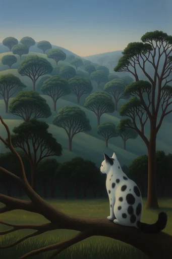 Ethereal Pastoral Surrealism style reference image — magic realism