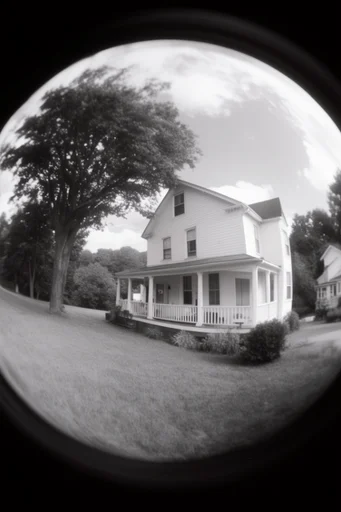 Dynamic Fisheye Distortion style AI image example 4