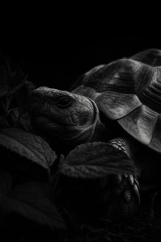 Monochrome Chiaroscuro Minimalism style AI image example 3