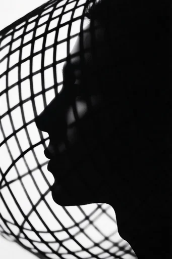 Monochrome Graphic Grids style reference image — graphic minimalism