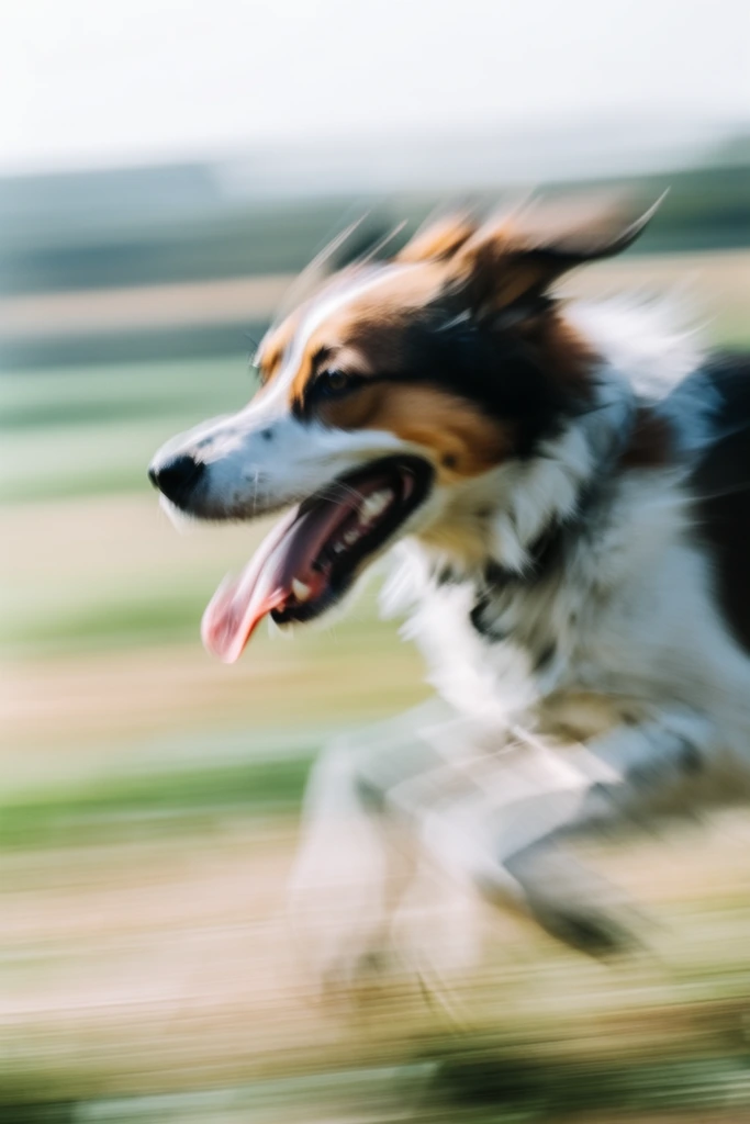 Dynamic Velocity Blur style AI image example 3