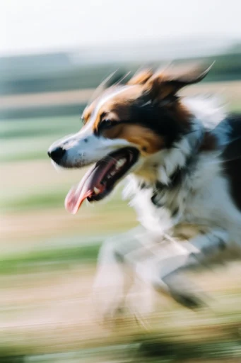 Dynamic Velocity Blur style reference image — kinetic energy