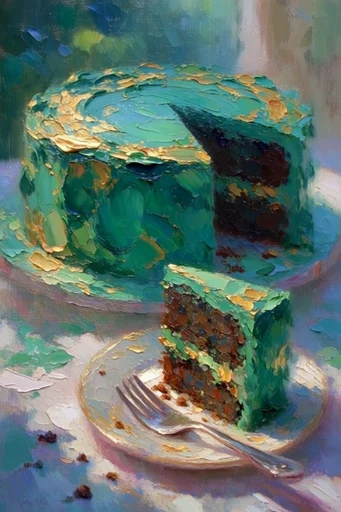 Luminous Impasto Dreamscapes style reference image — dreamlike impressionism