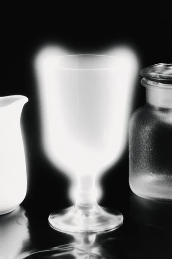 Spectral Cosmic Noir style reference image — ethereal glowing silhouette