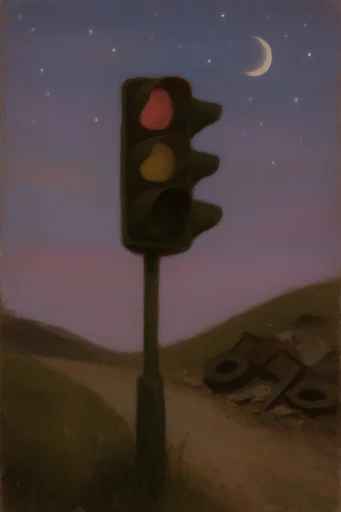 Mystical Folk Surrealism style reference image — oil on canvas texture