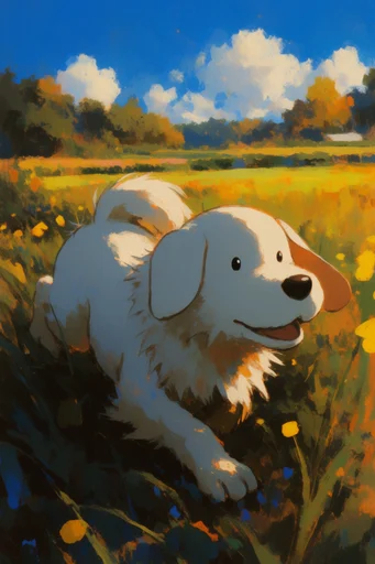 Vibrant Nostalgic Anime style reference image — high contrast composition