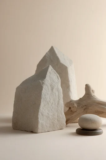 Tactile Earthy Minimalism style reference image — minimalist still life