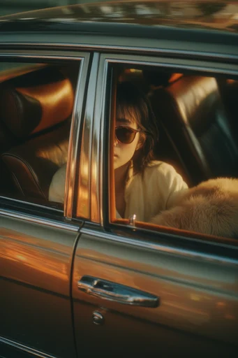Nostalgic Cinematic Motoring moodboard — generate AI images in this style