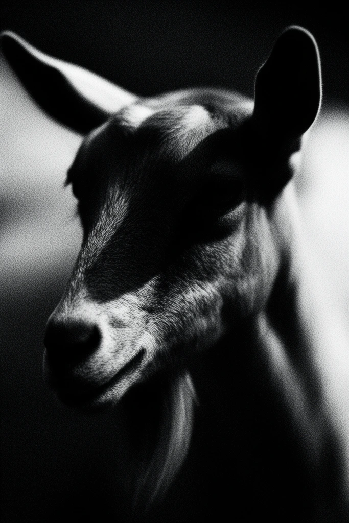 Cinematic Noir Portraiture style AI image example 3
