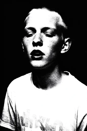 Gritty Monochromatic Punk moodboard — generate AI images in this style