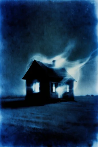 Ethereal Nocturnal Motion style reference image — ghostly silhouette