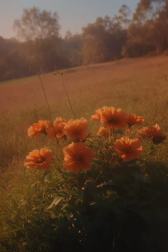Nostalgic Golden Pastoral style reference image — soft focus