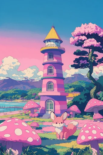 Ethereal Pastel Dreamscape style reference image — dreamy color palette