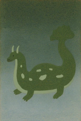 Melancholic Pastoral Surrealism style reference image — stippled lithograph texture
