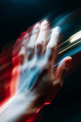 Nocturnal Kinetic Blur style reference image — long exposure