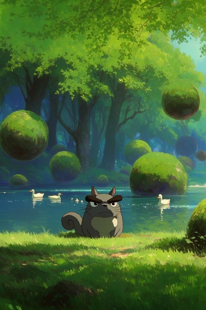 Surreal Impressionist Verdant Landscapes style AI image example 3