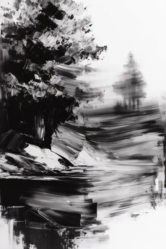 Ethereal Motion Decay style AI image example 2