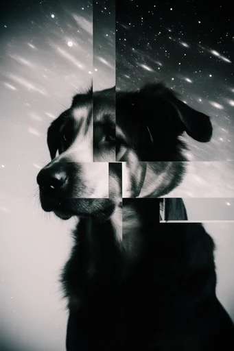 Refractive Noir Surrealism style reference image — avant-garde styling