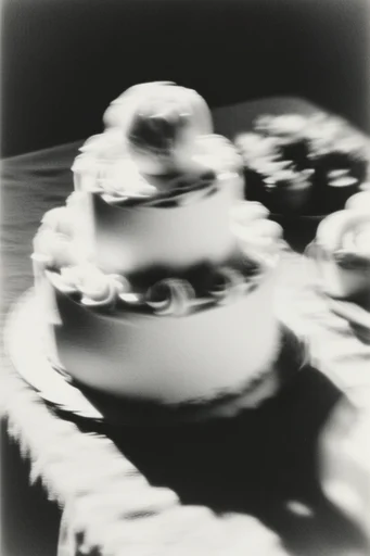 Kinetic Monochrome Noir style reference image — shutter drag effect
