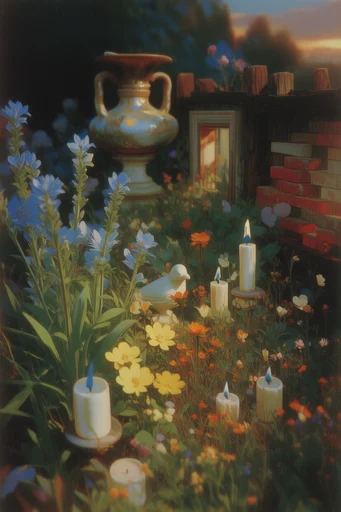 Romantic Academic Impasto style reference image — earthy color palette