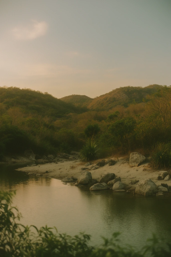 Cinematic Nostalgic Realism style AI image example 2