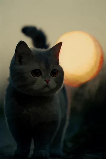Cinematic Twilight Surrealism style reference image — analog film grain