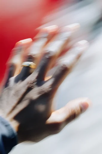Dynamic Kinetic Abstraction style reference image — painterly streaks