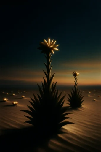 Nocturnal Liminal Surrealism style reference image — high-contrast shadows
