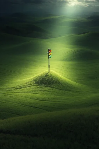 Velvet Verdant Surrealism style reference image — velvety grass texture