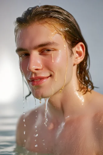 Hyper-Luminescent Fluid Realism style reference image — hyper-realistic macro photography
