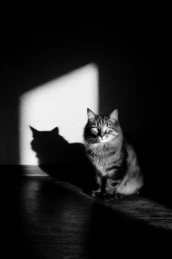 Cinematic Monochrome Noir style reference image — cinematic noir