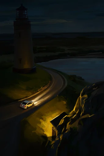 Cinematic Chiaroscuro Painterly style reference image — rich impasto texture