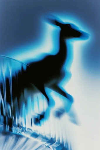 Ethereal Glitch Minimalist style AI image example 3