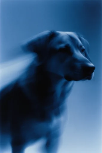 Spectral Cobalt Motion style reference image — spectral energy trails