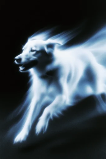 Spectral Bioluminescent Noir style reference image — blown-out highlights