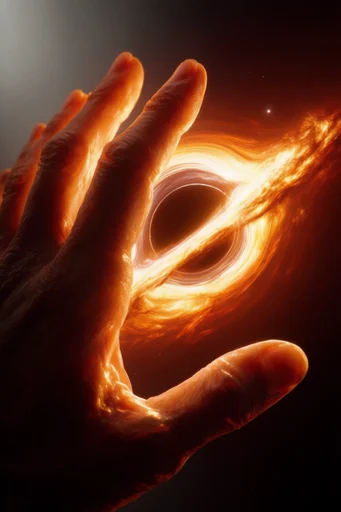 Sublime Celestial Singularity style reference image — cinematic deep space