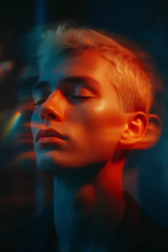 Kinetic Neon Nocturne moodboard — generate AI images in this style
